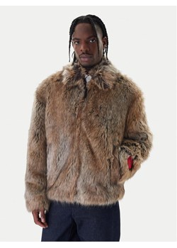 HUGO Futro Bryan2541 50546592 Brązowy Relaxed Fit ze sklepu MODIVO w kategorii Kurtki męskie - zdjęcie 187562576