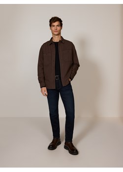 Reserved - Jeansy slim z paskiem - granatowy ze sklepu Reserved w kategorii Jeansy męskie - zdjęcie 187562905