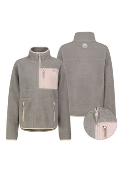 Sublevel Bluza polarowa w kolorze szarobrązowo-jasnoróżowym ze sklepu Limango Polska w kategorii Bluzy damskie - zdjęcie 187563216