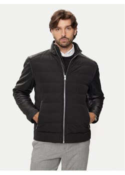 BOSS Kurtka skórzana C-Mersino 50518724 Czarny Regular Fit ze sklepu MODIVO w kategorii Kurtki męskie - zdjęcie 187563327