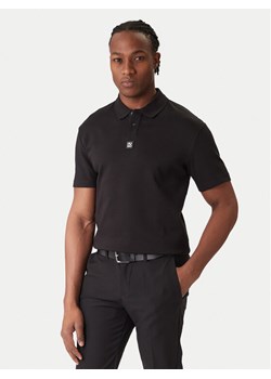 HUGO Polo Deabono_D 50517638 Czarny Regular Fit ze sklepu MODIVO w kategorii T-shirty męskie - zdjęcie 187563349