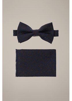 Mucha Granatowa z Poszetką w Kwiaty ze sklepu Lancerto S.A. w kategorii Muchy - zdjęcie 187563618