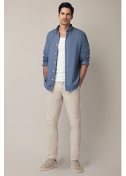 Spodnie Jasnobeżowe 2 Chino z Elastycznym Pasem z Bawełną Mikkeli ze sklepu Lancerto S.A. w kategorii Spodnie męskie - zdjęcie 187563656