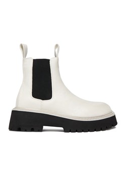 Botki DeeZee 88167 1-WHITE PU ze sklepu ccc.eu w kategorii Botki - zdjęcie 187563858