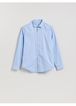 Reserved - Koszula slim z bawełny egipskiej - jasnoniebieski ze sklepu Reserved w kategorii Koszule męskie - zdjęcie 187563868