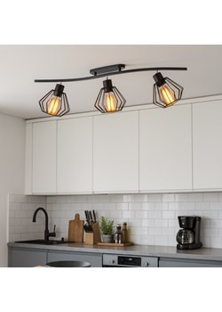 Lampa sufitowa RYGA LOFT 3-punktowa – nowoczesna lampa w stylu loftowym ze sklepu Lysne w kategorii Lampy sufitowe - zdjęcie 187564678