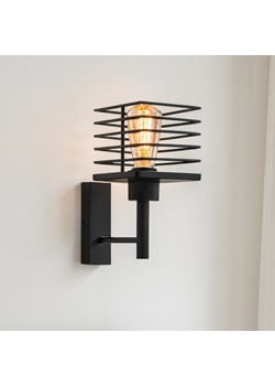 Lampa ścienna loft ANDULO – czarny kinkiet w stylu industrialnym ze sklepu Lysne w kategorii Lampy ścienne - zdjęcie 187564687
