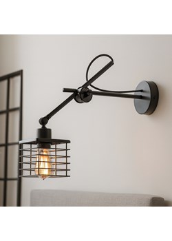 Kinkiet regulowany BREMA LOFT – czarna lampa ścienna na wysięgniku ze sklepu Lysne w kategorii Lampy ścienne - zdjęcie 187564689