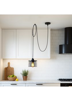 Lampa pająk czarna GALO LOFT L1 – regulowana lampa sufitowa loftowa ze sklepu Lysne w kategorii Lampy wiszące - zdjęcie 187564697