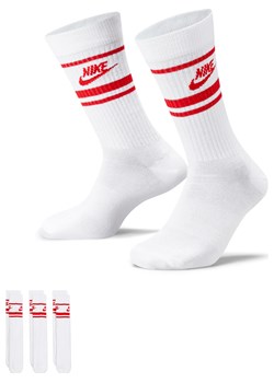 Klasyczne skarpety Nike Dri-FIT Everyday Essential (3 pary) - Biel ze sklepu Nike poland w kategorii Skarpetki męskie - zdjęcie 187564748