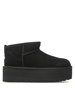 Śniegowce Ugg W Classic Ultra Mini Platform 1135092 Czarny ze sklepu eobuwie.pl w kategorii Śniegowce damskie - zdjęcie 187565067