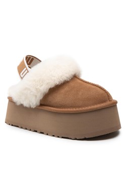 Kapcie Ugg W Funkette 1113474 Brązowy ze sklepu eobuwie.pl w kategorii Kapcie damskie - zdjęcie 187565069