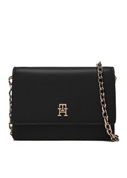 Tommy Hilfiger Torebka Th Icon Card Holder W/Chain AW0AW18248 Czarny ze sklepu MODIVO w kategorii Kopertówki - zdjęcie 187565336
