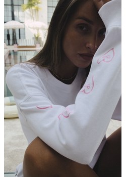 Charming Affection LS - Paper White ze sklepu Surf Inc w kategorii Bluzki damskie - zdjęcie 187565909