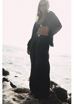 Cupro Loose Pants - Space Black ze sklepu Surf Inc w kategorii Spodnie damskie - zdjęcie 187565975