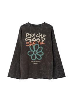 Psycho Good Crewwide - Stonewashed Black ze sklepu Surf Inc w kategorii Bluzy damskie - zdjęcie 187566049