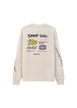 Uninstall Bad LS - Dirty White ze sklepu Surf Inc w kategorii T-shirty męskie - zdjęcie 187566147