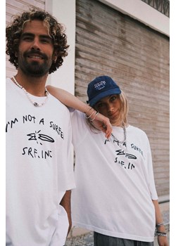 Surfer Box Tee - Paper White ze sklepu Surf Inc w kategorii Bluzki damskie - zdjęcie 187566248