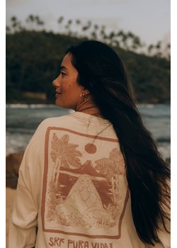 SRF Pura Vida LS - Golden Haze ze sklepu Surf Inc w kategorii Bluzki damskie - zdjęcie 187566427