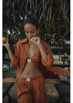 Cupro Loose Shirt - Copper ze sklepu Surf Inc w kategorii Koszule damskie - zdjęcie 187566665