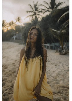 Summer Bauble Dress - Lemon OG ze sklepu Surf Inc w kategorii Sukienki - zdjęcie 187566727