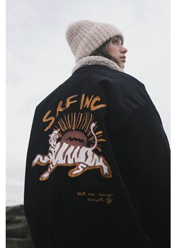 Sunset Dealer Cord Jacket - Space Black ze sklepu Surf Inc w kategorii Kurtki damskie - zdjęcie 187567327