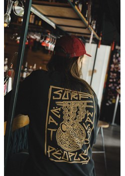 Surf Ramen Tee - Acid Black ze sklepu Surf Inc w kategorii T-shirty męskie - zdjęcie 187567558