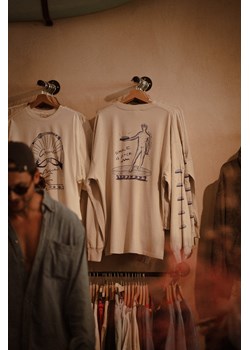 Simple As F*ck LS - Dirty White ze sklepu Surf Inc w kategorii T-shirty męskie - zdjęcie 187567868