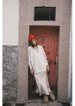 Twisted Silk Skirt - Champagne ze sklepu Surf Inc w kategorii Sukienki - zdjęcie 187567997