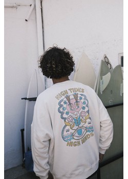 High Tides Sweat - Vintage White ze sklepu Surf Inc w kategorii Bluzy męskie - zdjęcie 187568006