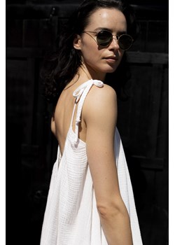 Ankle Loose Muslin Dress - Super Natural ze sklepu Surf Inc w kategorii Sukienki - zdjęcie 187568488