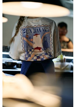 Bufet KRK Box Tee - Vintage White ze sklepu Surf Inc w kategorii Bluzki damskie - zdjęcie 187568528