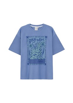 Born To Roar Box Tee - Denim Blue ze sklepu Surf Inc w kategorii T-shirty męskie - zdjęcie 187568606