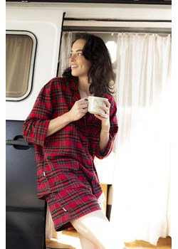 Foggy Mood Flannel Shorts - Formula Red ze sklepu Surf Inc w kategorii Szorty - zdjęcie 187568755