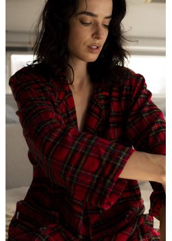 Foggy Mood Flannel Shirt - Formula Red ze sklepu Surf Inc w kategorii Koszule damskie - zdjęcie 187568787
