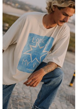 Look At My Vibe Box Tee - Super Natural ze sklepu Surf Inc w kategorii T-shirty męskie - zdjęcie 187568826