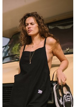 Linen Culotte Suit - Space Black ze sklepu Surf Inc w kategorii Kombinezony damskie - zdjęcie 187569036