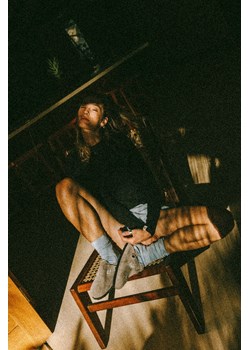 RIB Longsleeve - Space Black ze sklepu Surf Inc w kategorii Bluzki damskie - zdjęcie 187569316