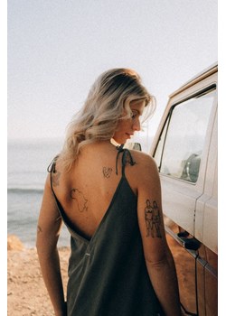 Open Back Top - Olive ze sklepu Surf Inc w kategorii Bluzki damskie - zdjęcie 187569947