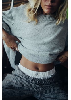 Lazy Linen Pants - Stone Grey ze sklepu Surf Inc w kategorii Spodnie damskie - zdjęcie 187570247