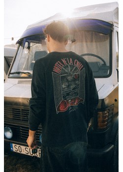 De'La Chill LS - Acid Black ze sklepu Surf Inc w kategorii T-shirty męskie - zdjęcie 187570948