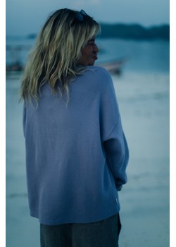 Waffle Longsleeve - Heather Purple ze sklepu Surf Inc w kategorii Bluzki damskie - zdjęcie 187571086