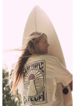 Surf People Tee - Vintage White ze sklepu Surf Inc w kategorii Bluzki damskie - zdjęcie 187571198