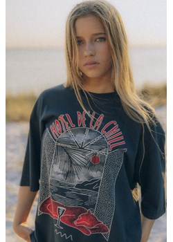 De'la Chill Tee - Acid Black ze sklepu Surf Inc w kategorii Bluzki damskie - zdjęcie 187571639