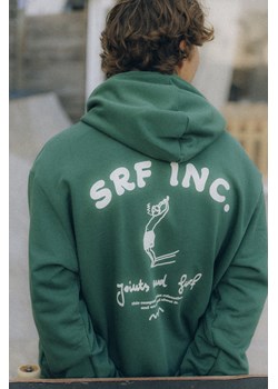 Joints & Surf Hoodie - Bottle Green ze sklepu Surf Inc w kategorii Bluzy męskie - zdjęcie 187571645