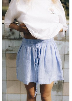 Nice Blue Linen Shorts ze sklepu Surf Inc w kategorii Szorty - zdjęcie 187571657