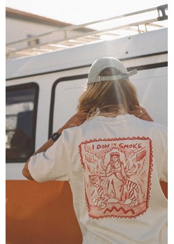 I Don't Smoke USX Tee - Super Natural ze sklepu Surf Inc w kategorii Bluzki damskie - zdjęcie 187571817