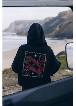 Stamp Cats Hoodie - Acid Black ze sklepu Surf Inc w kategorii Bluzy damskie - zdjęcie 187571985