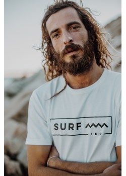WHITE TEE ze sklepu Surf Inc w kategorii T-shirty męskie - zdjęcie 187572036