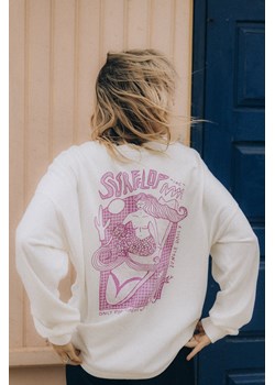 Only For Flippers LS - Vintage White ze sklepu Surf Inc w kategorii Bluzki damskie - zdjęcie 187572068